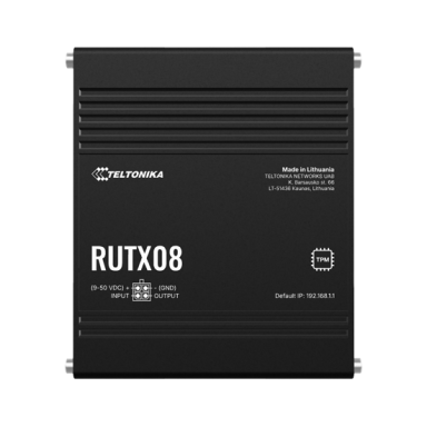TELTONIKA INDUSTRIAL ETHERNET ROUTER RUTX08 TELTONIKA INDUSTRIAL ETHERNET ROUTER RUTX08